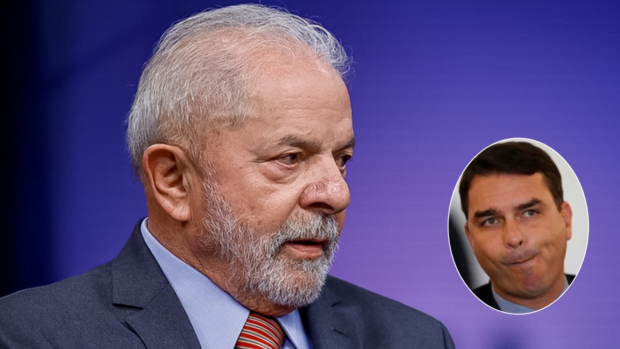 DE NOVO, Flávio Bolsonaro ataca Lula