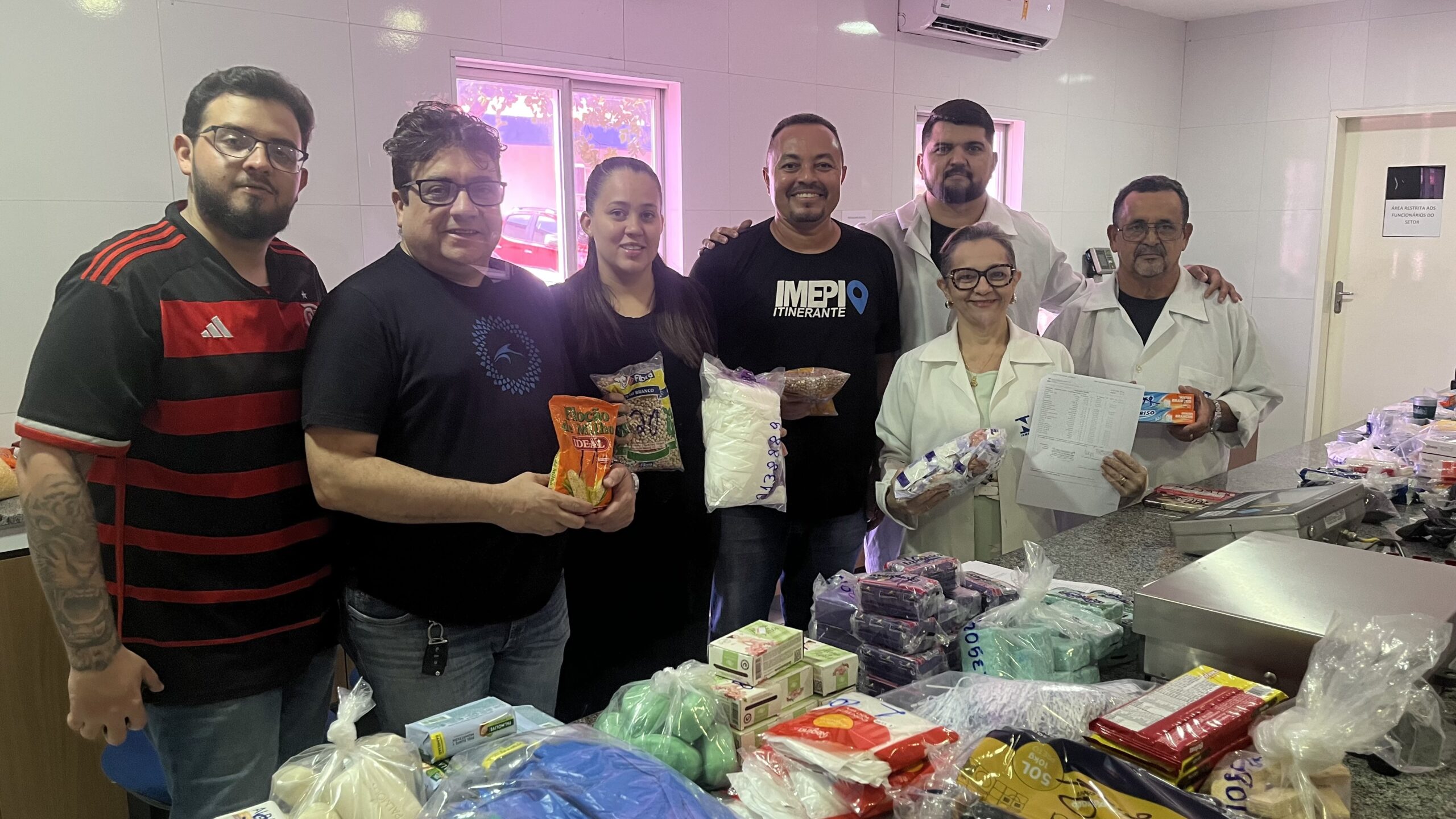 Imepi realiza doação de produtos para Instituto Social Mandu Ladino em Teresina