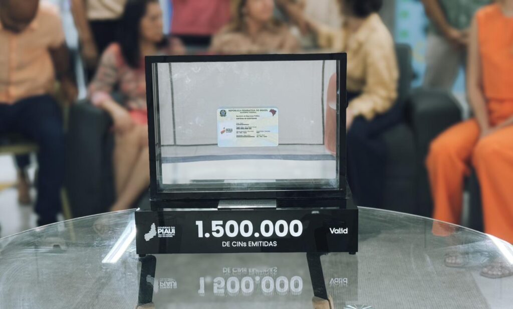 Piauí ultrapassa 1,5 milhão de Carteiras de Identidade emitidas e lidera ranking nacional