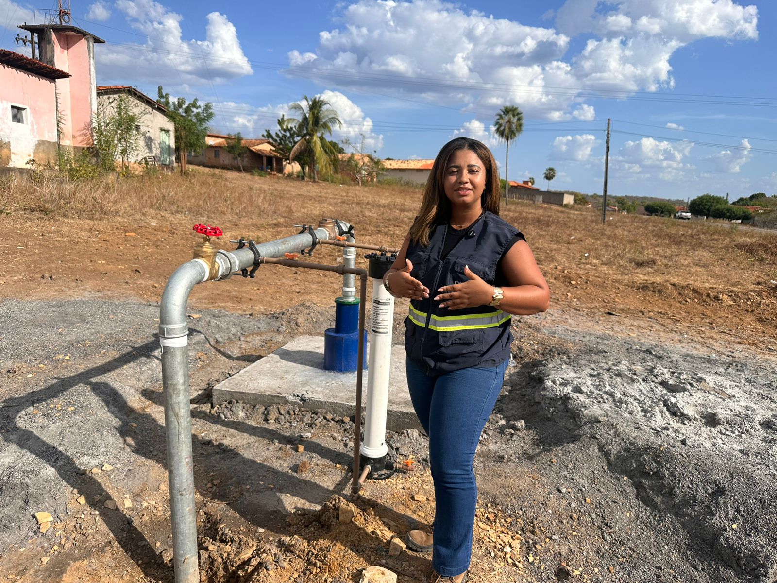 Novo poço beneficiará 220 famílias no bairro São José, em Joaquim Pires