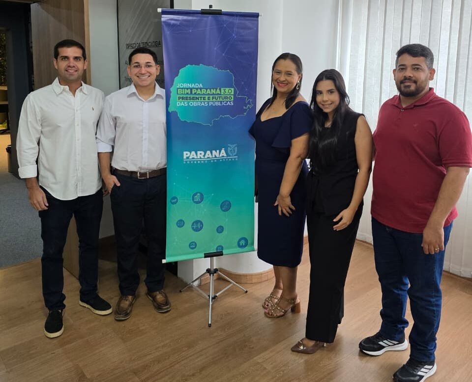 Servidores da Sada participam de imersão técnica da Jornada BIM Paraná sobre gestão digital de obras públicas