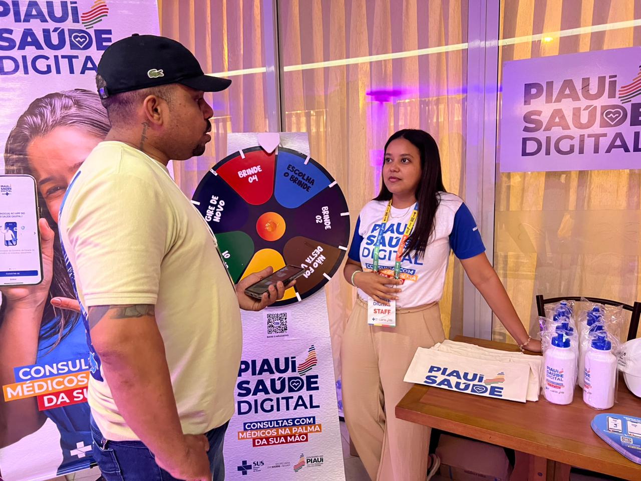 Piauí Saúde Digital realiza atendimentos ao público na Expo Favela 2025 em Teresina