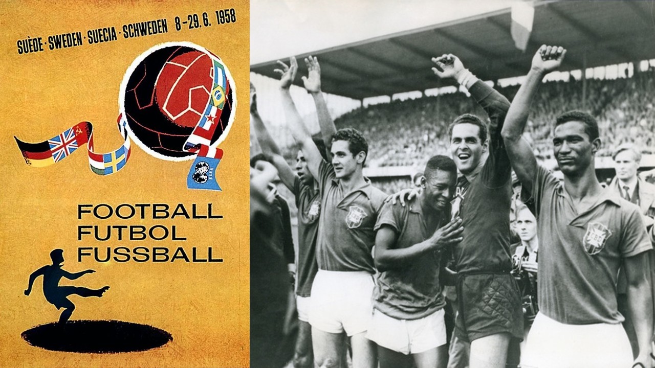 O Brasil foi campeão em 1958, ou não foi?