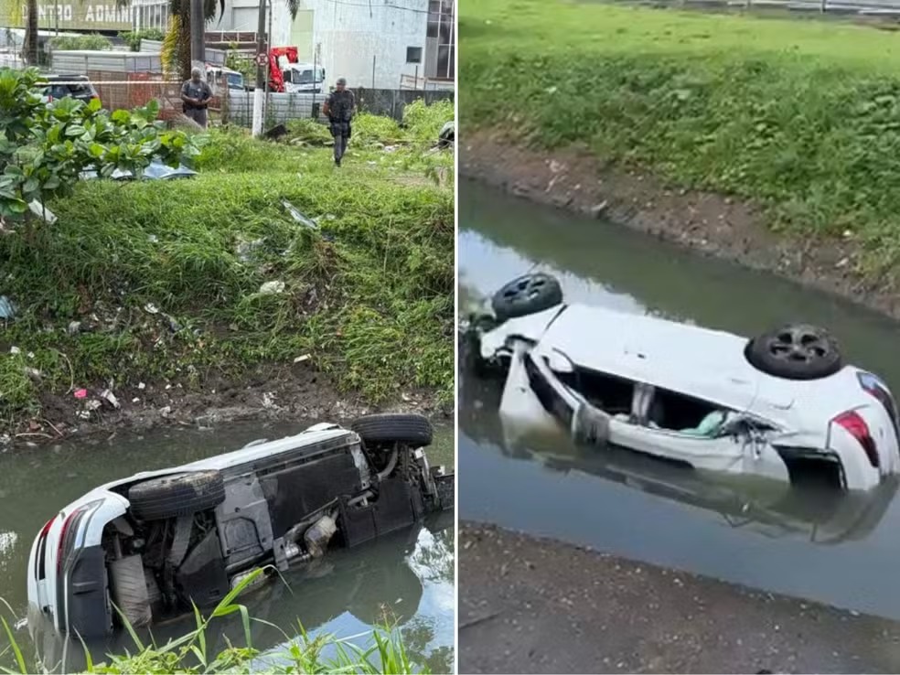 Três mulheres morrem após carro cair em canal em SP