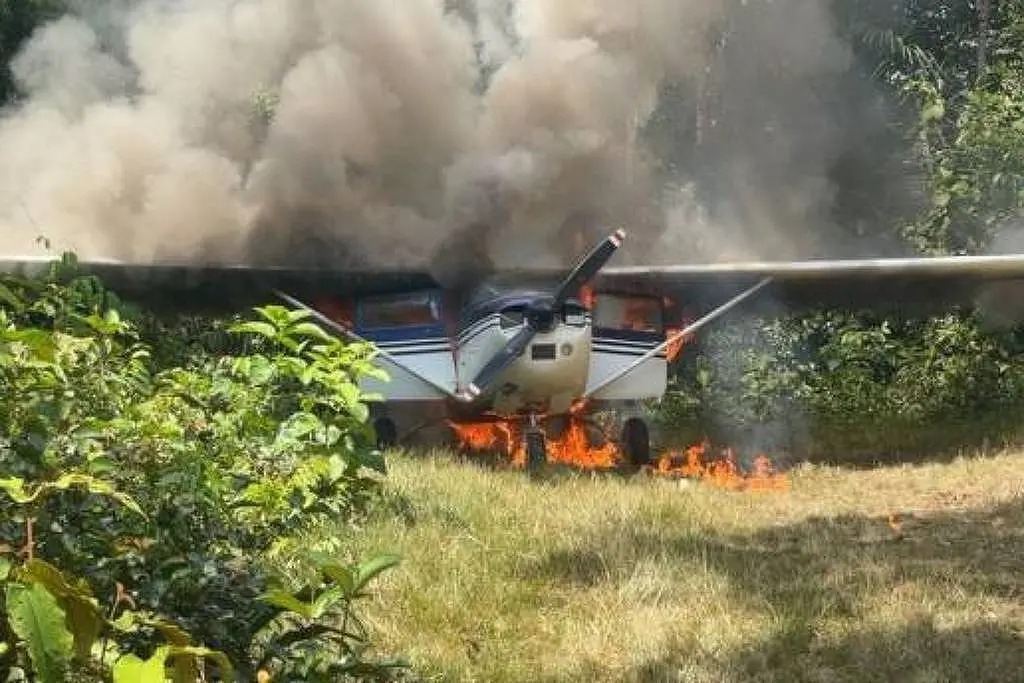 Avião vindo da Venezuela é interceptado pela FAB