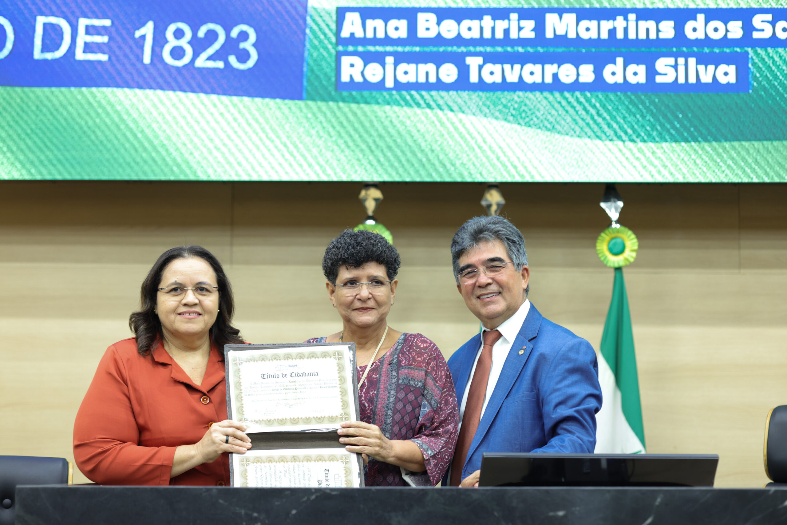 Secretária da Agricultura Familiar, Rejane Tavares, recebe título de cidadania piauiense