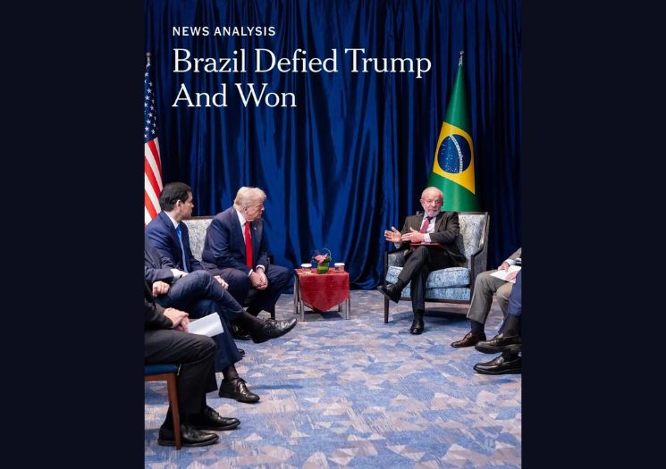 Brasil desafiou Trump e saiu vitorioso, diz New York Times