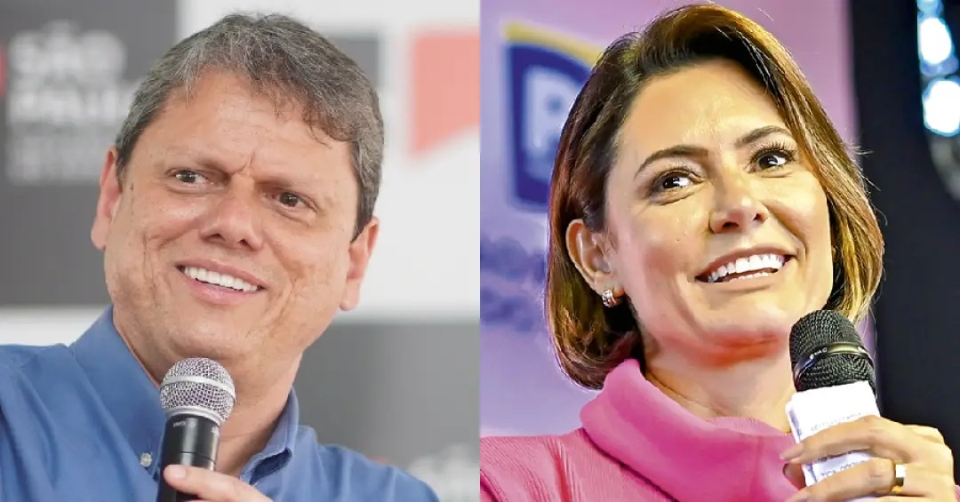 Michelle aceita ser vice de Tarcísio após prisão de Bolsonaro