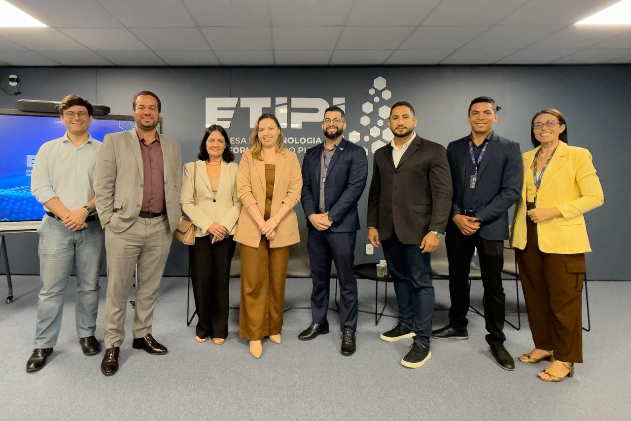 Etipi recebe comitiva de Alagoas em agenda de intercâmbio sobre tecnologia e transformação digital