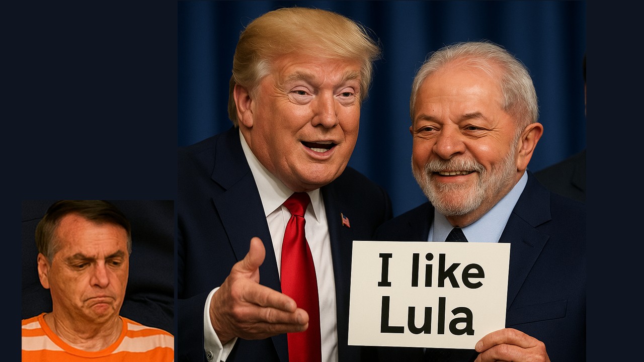 Trump se declara para Lula: “I like Lula”