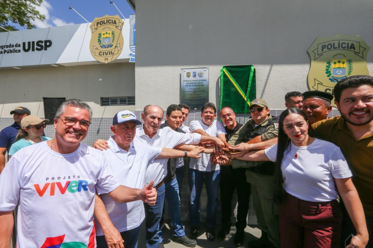 Castelo do Piauí recebe Unidade Integrada de Segurança revitalizada; município registrou apenas um homicídio este ano