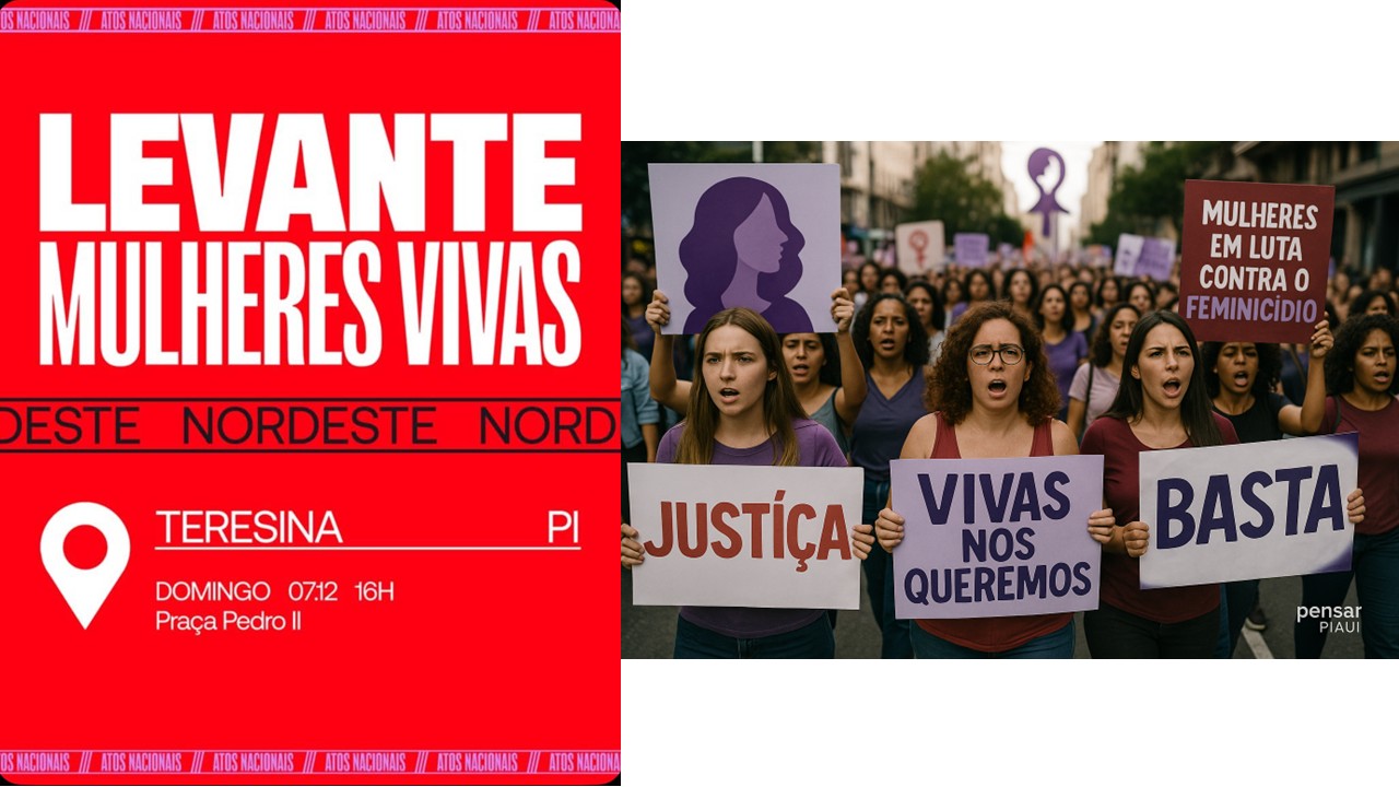 Brasil vai às ruas contra o feminicídio; país registra aumento de casos e pauta chega com força ao Nordeste