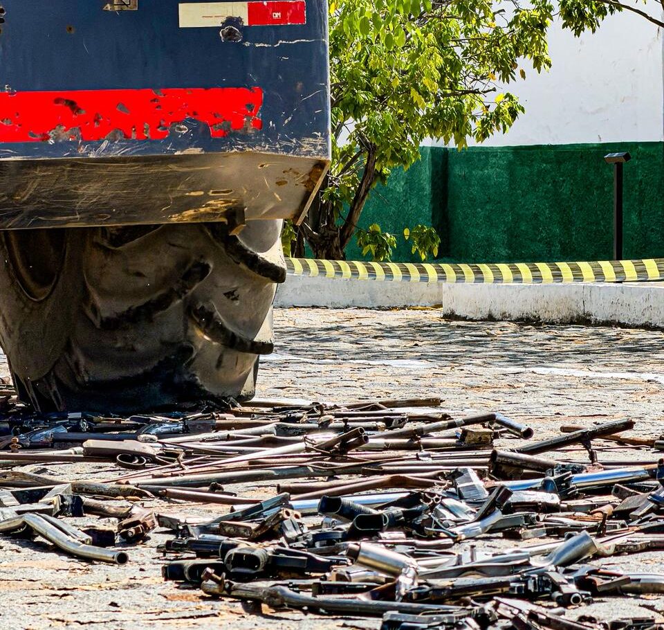 SSP destrói mais de 1.500 armas apreendidas em ações policiais e reforça combate ao crime organizado no Piauí