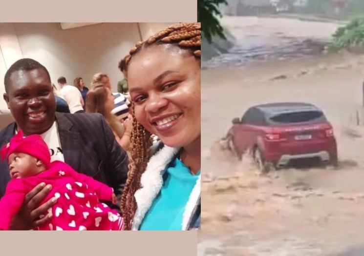 VÍDEO: Casal e bebê morrem após carro ser arrastado por enxurrada em SC