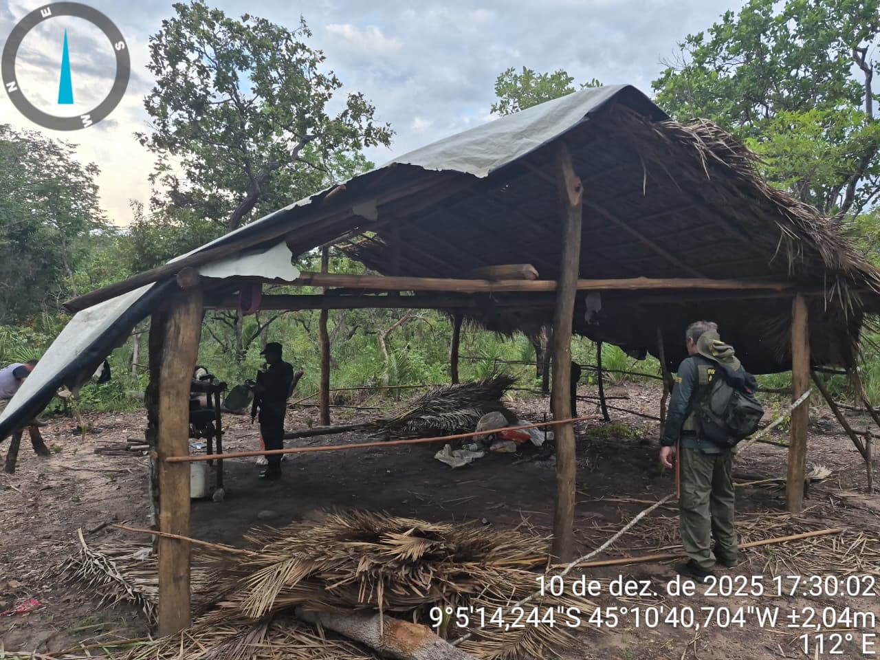 Fiscalização da Semarh interrompe desmatamento ilegal em área de preservação em Bom Jesus