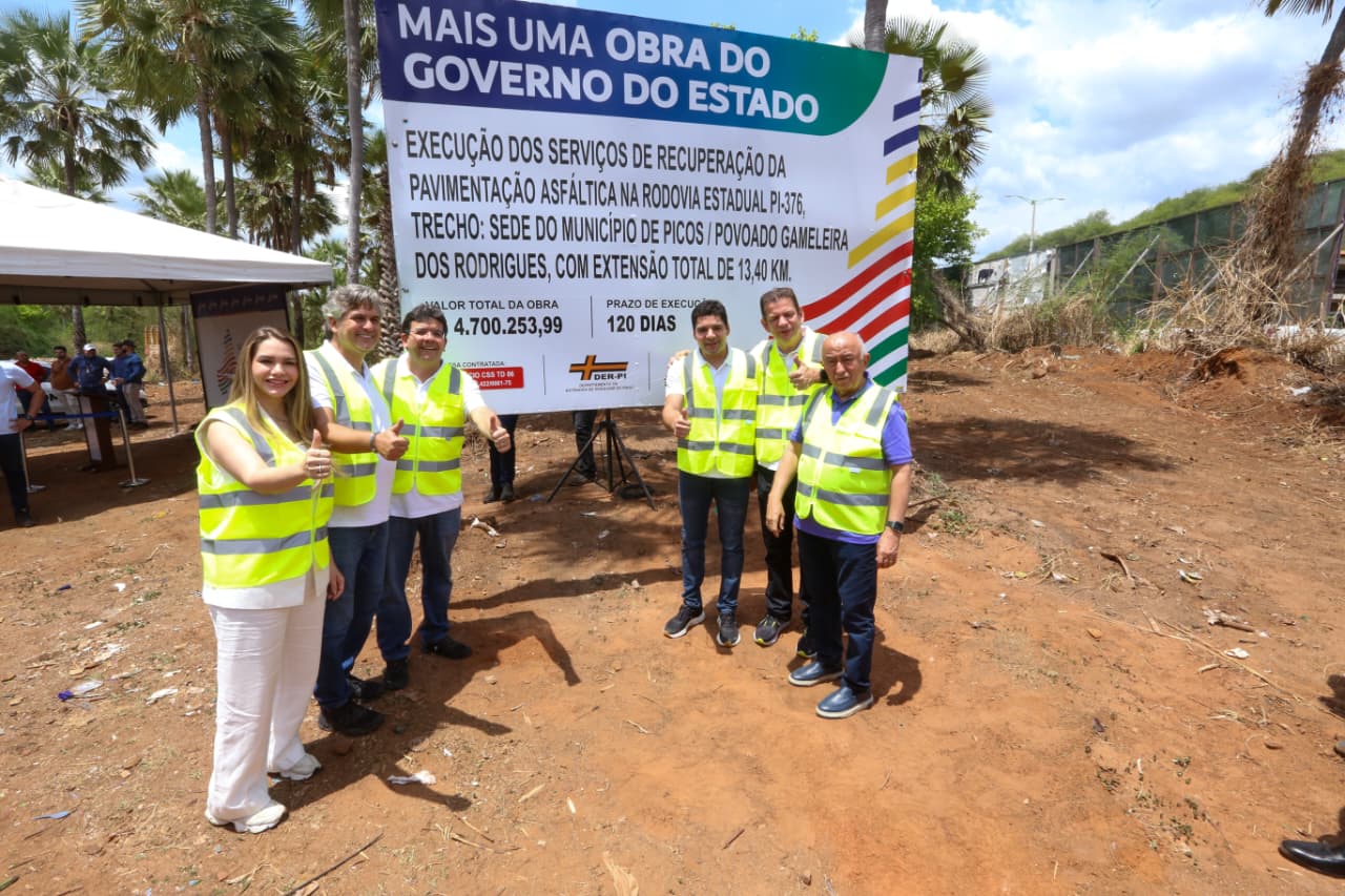 Com R$ 11 milhões em investimentos, Rafael Fonteles inaugura asfalto da PI-238 e autoriza obra na PI-376 em Picos