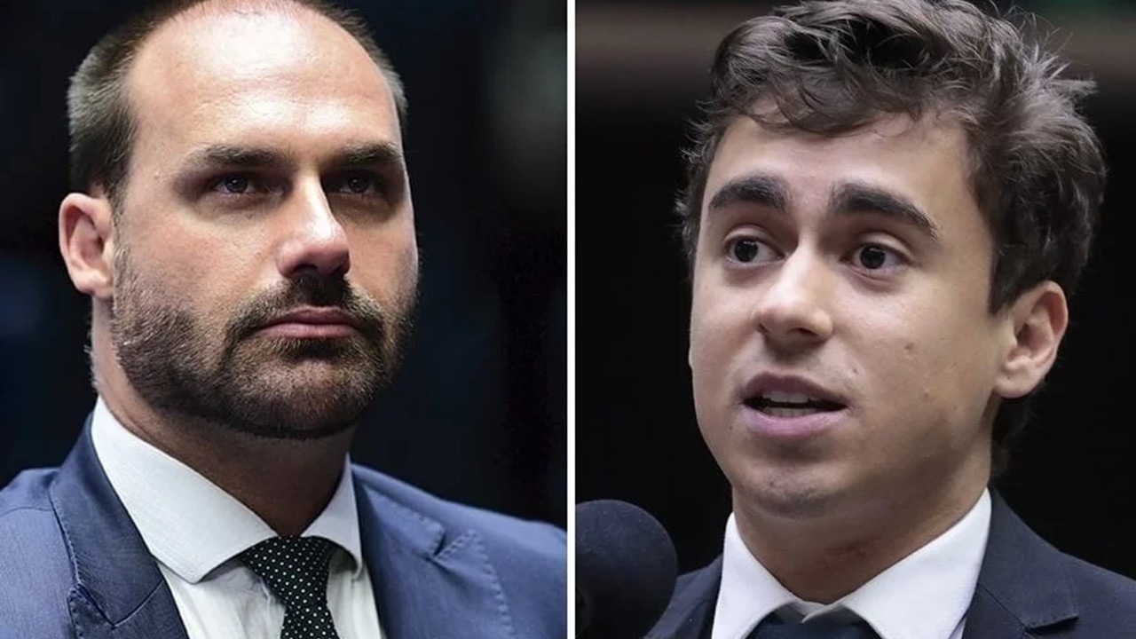 Fim da Lei Magnitsky provoca bate-boca entre Eduardo Bolsonaro e Nikolas Ferreira