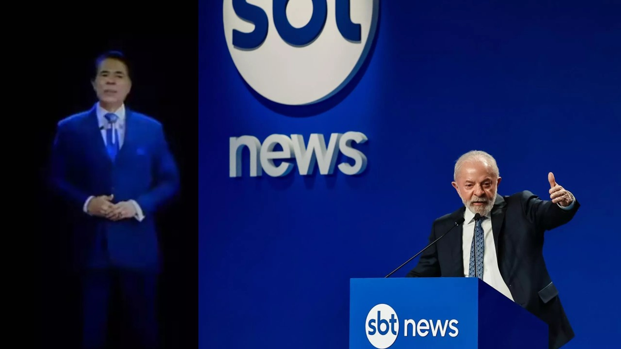 Lançamento do SBTNews, tem Lula, Tarcisio e até Silvio Santos, por IA