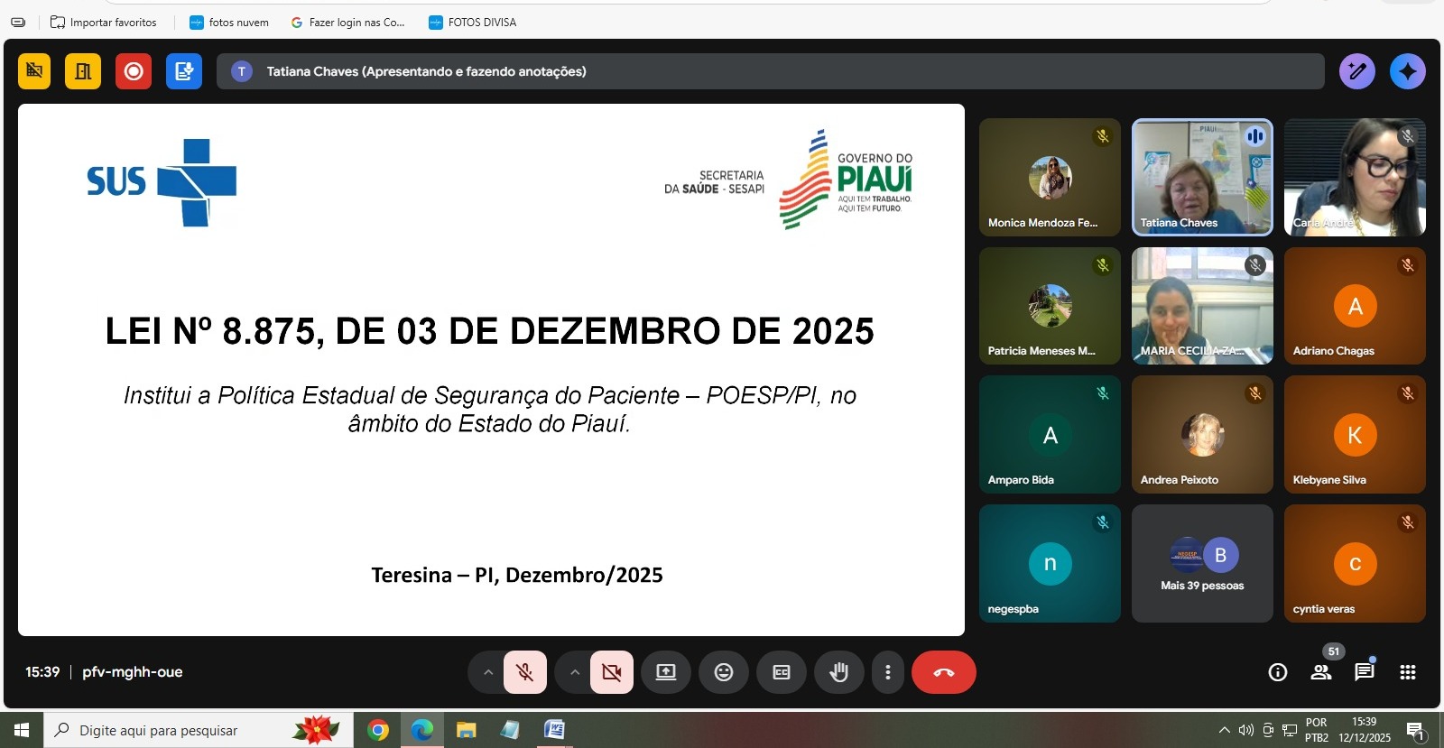 Piauí é o primeiro estado do Brasil a instituir Política Estadual de Segurança do Paciente do Brasil
