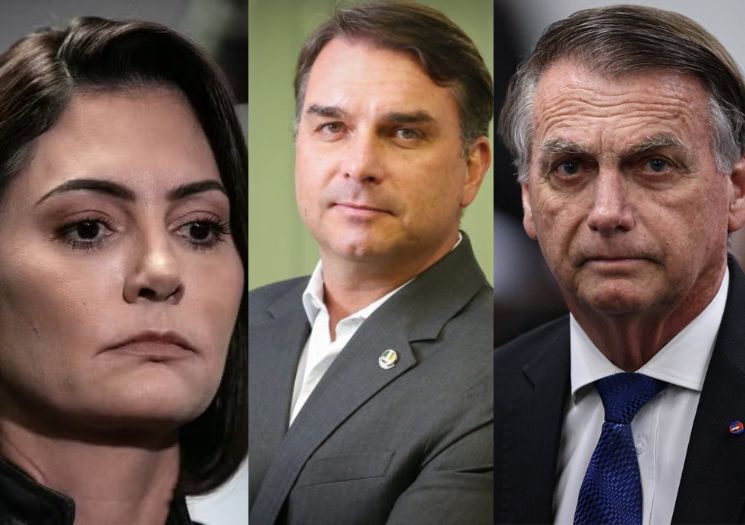 Apoio de Bolsonaro a Flávio desagrada Michelle e racha bolsonarismo