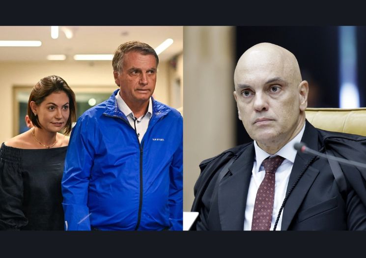 Moraes autoriza visitas permanentes de Michelle a Bolsonaro