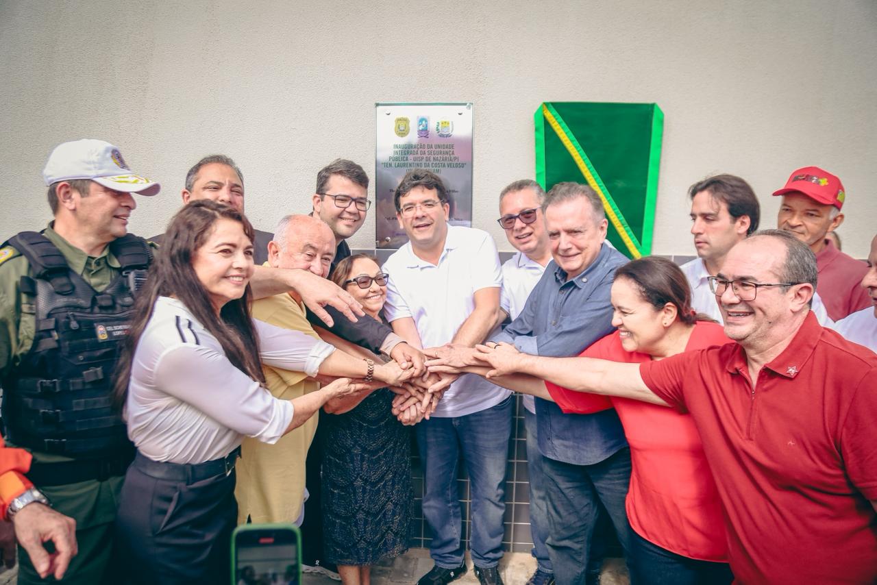 Governador inaugura Unidade Integrada de Segurança e fortalece combate ao crime em Nazária e região