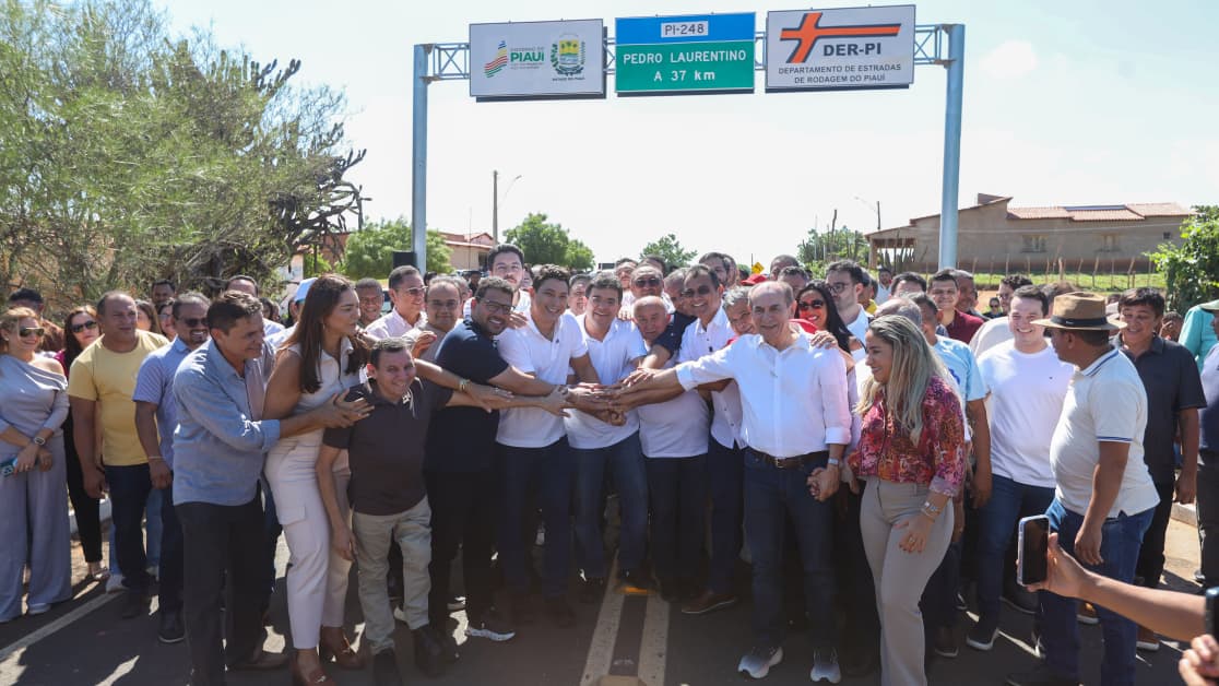 Rafael Fonteles inaugura pavimentação da PI-248 e fortalece mobilidade entre Socorro do Piauí e Pedro Laurentino