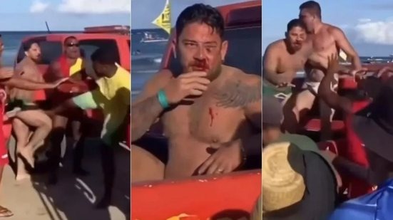 VÍDEO: casal de turistas é agredido em Porto de Galinhas após cobrança abusiva de cadeiras