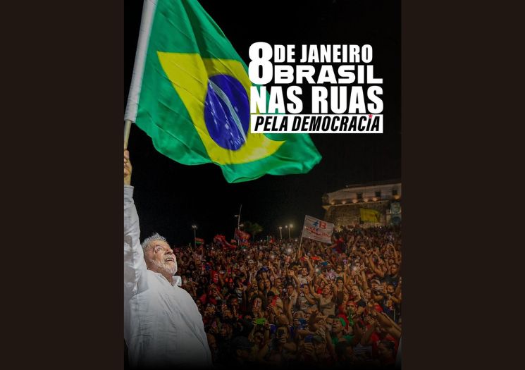 PT convoca ato pela democracia em Brasília no 8 de janeiro