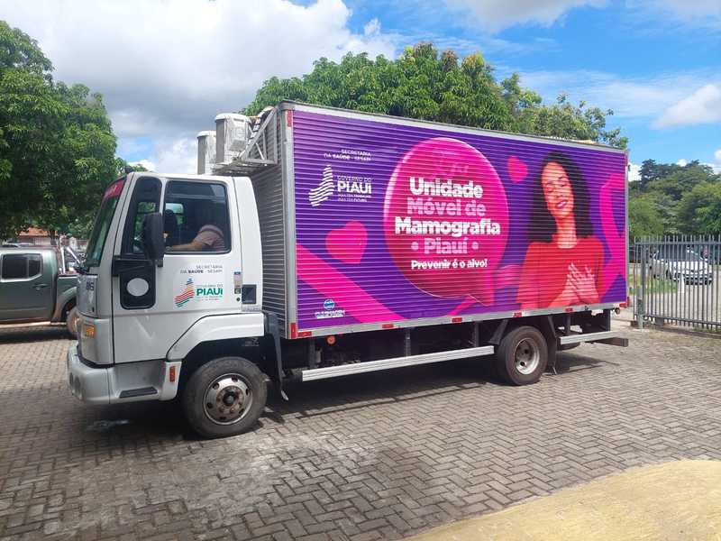 Caminhões da Mamografia percorrem municípios do Piauí e realizarão mais de 5 mil exames em janeiro; veja o cronograma