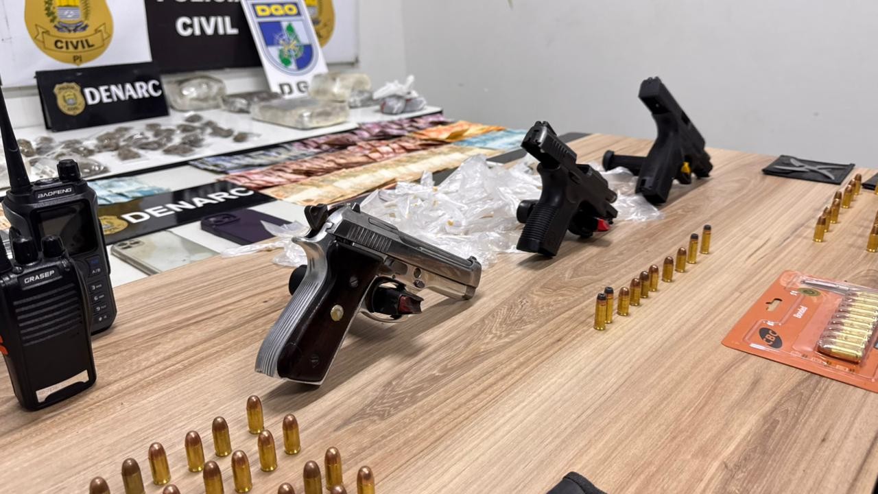 Ação policial contra o Bonde dos 40 mobiliza 200 policiais e resulta em prisões em Teresina