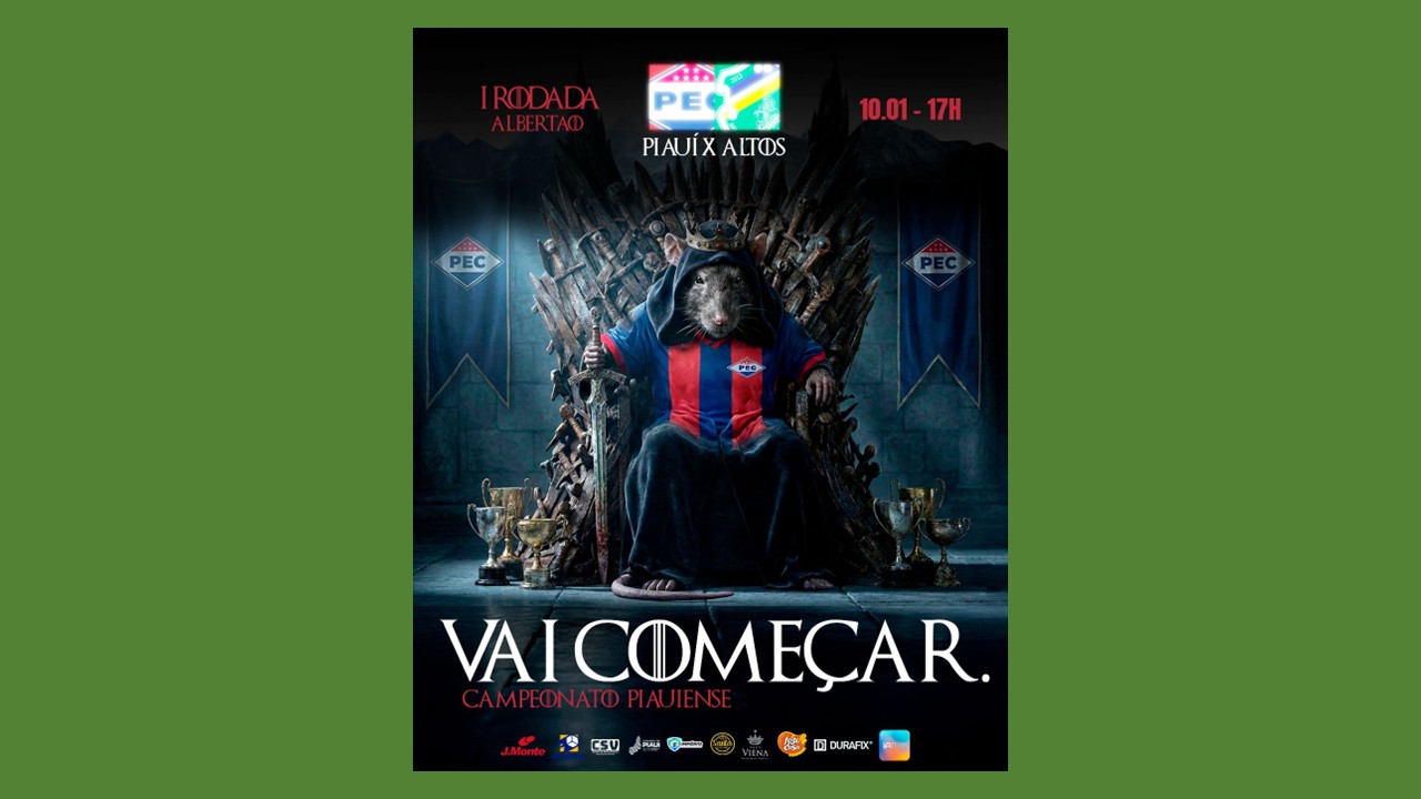Piauí x Altos! Partida marca abertura do Piauiense 2026