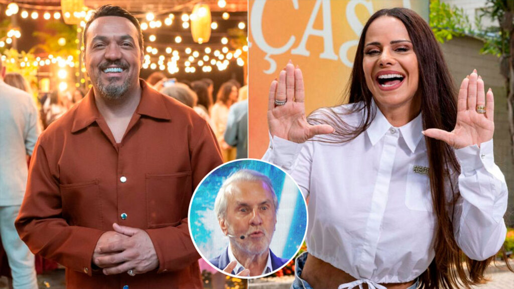 Vidente prevê futuro amoroso de Belo e Viviane Araújo