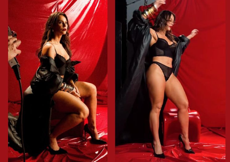 Paolla Oliveira posa em ensaio de lingerie e recebe elogios
