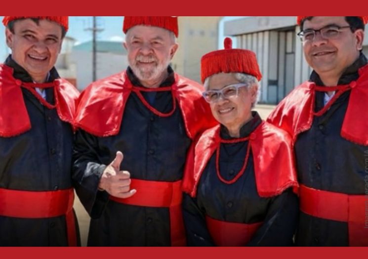 UESPI concede título de Doutor Honoris a Lula, Wellington, Regina e Rafael