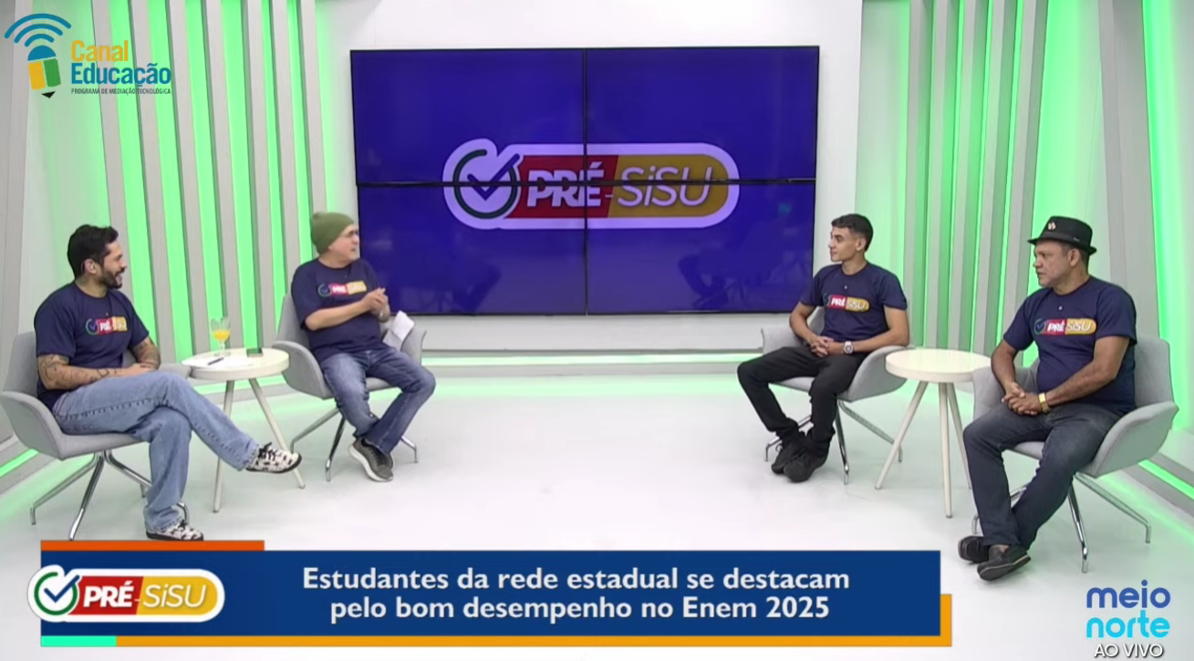 Inscrições para o SiSU seguem abertas e Seduc-PI orienta estudantes com Programa Pré-SiSU 2026; confira episódios