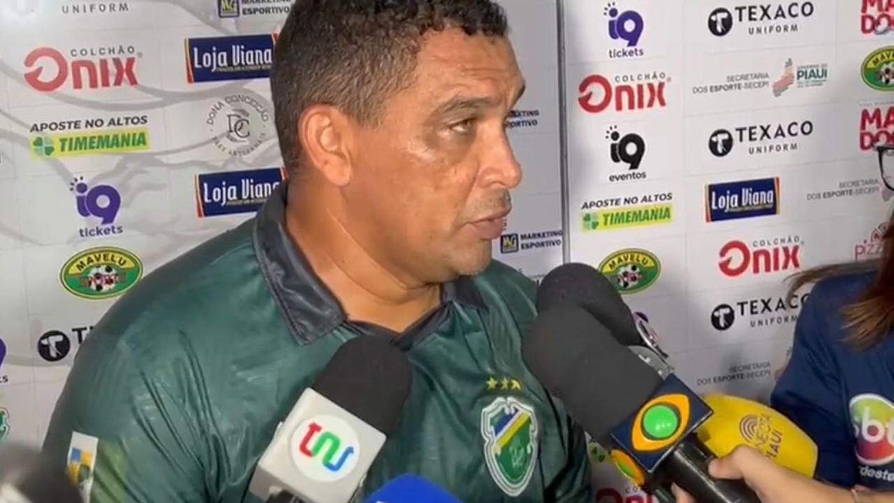 Do susto ao empate: Zé Augusto explica como o Altos reagiu após o 2 a 0 do Fluminense