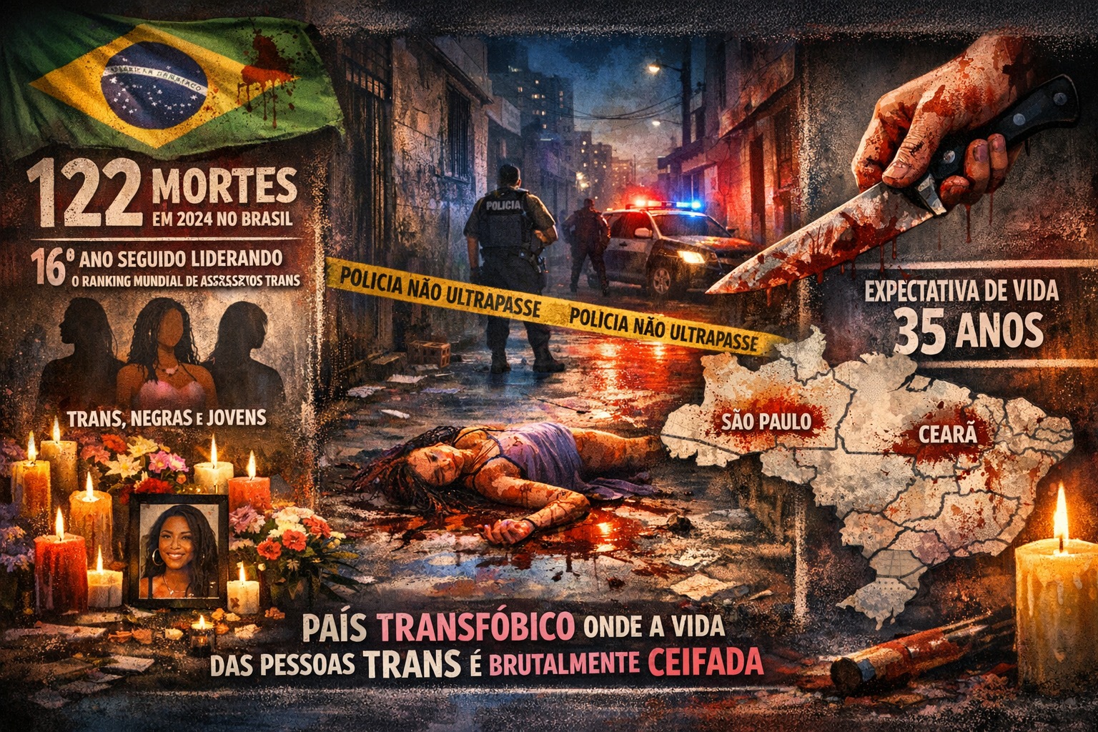 Brasil: um país transfóbico
