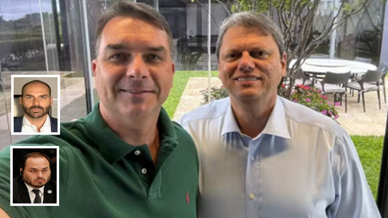 A humilhação imposta a Tarcísio de Freitas pelo filhos de Bolsonaro