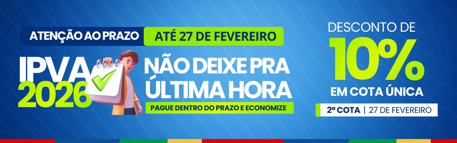 Contribuintes do Piauí têm até o dia 27 de fevereiro para pagar IPVA com 10% de desconto em cota única