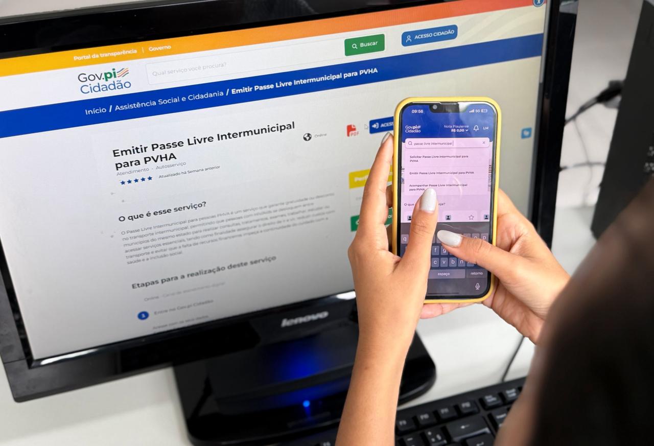 Passe Livre Intermunicipal para pessoas vivendo com HIV/Aids já está disponível no Gov.pi Cidadão; veja como emitir