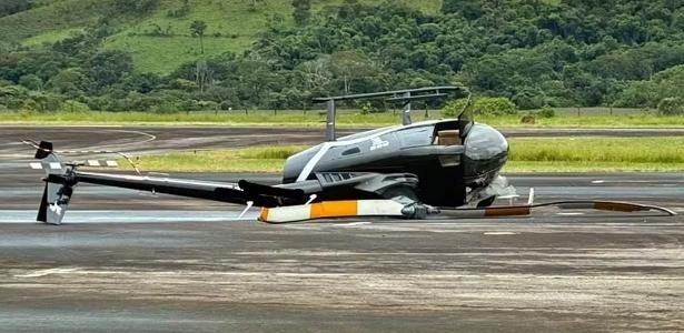 Homem é preso sob suspeita de tentar furtar e derrubar helicóptero em MG