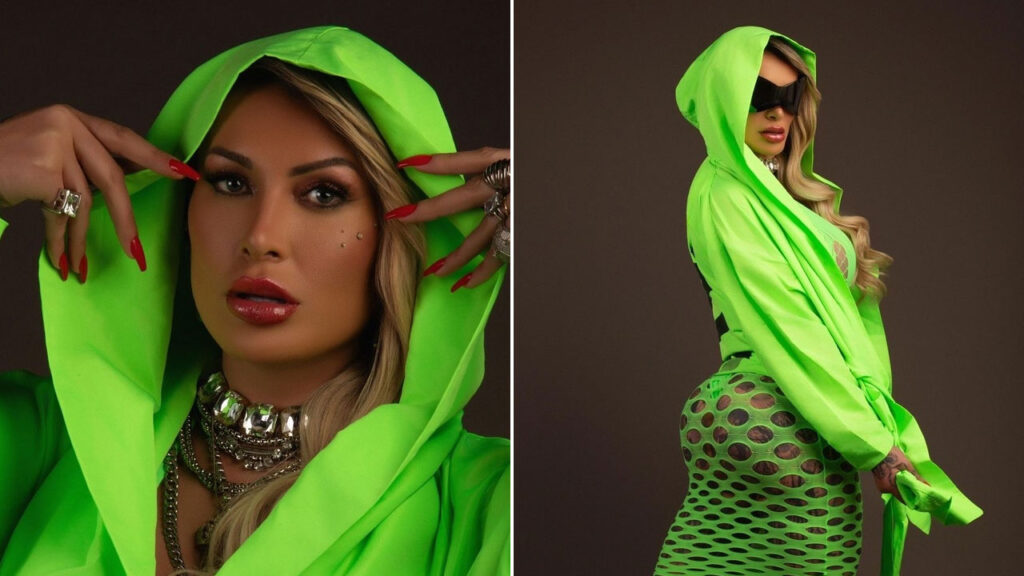 Andressa Urach e sua estreia brilhante na Sapucaí