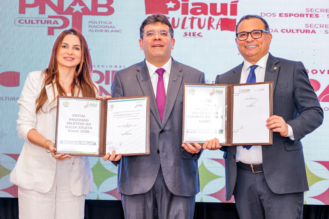 Rafael Fonteles lança edital do Siespi e Bolsa Atleta 2026 e amplia investimentos no esporte em todo o Piauí