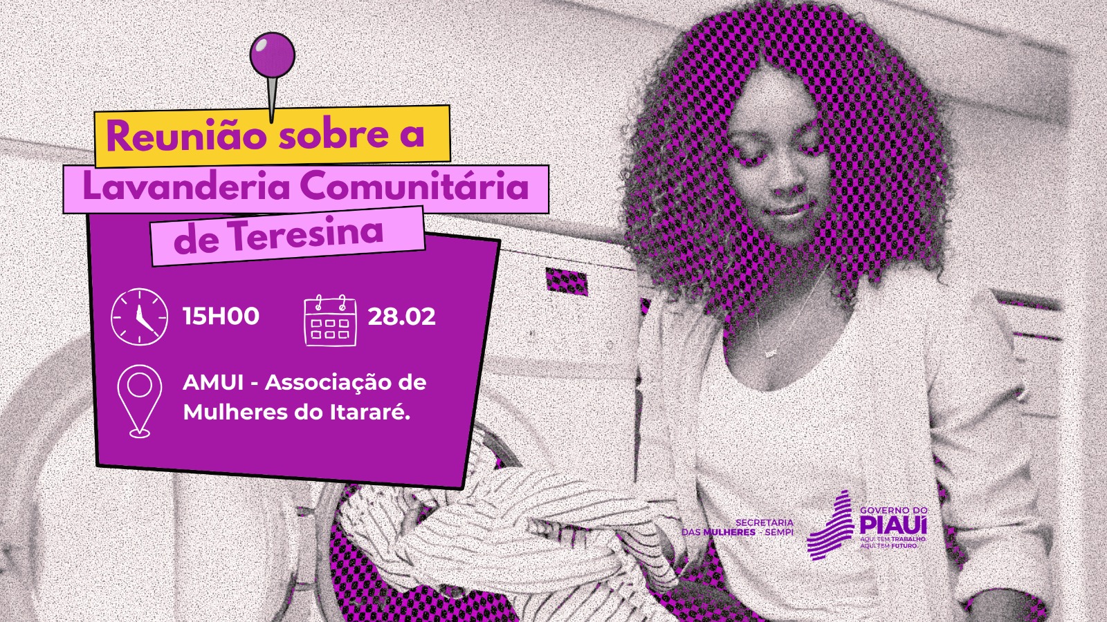 Projeto de lavanderia comunitária será tema de reunião com moradoras da zona Sudeste de Teresina