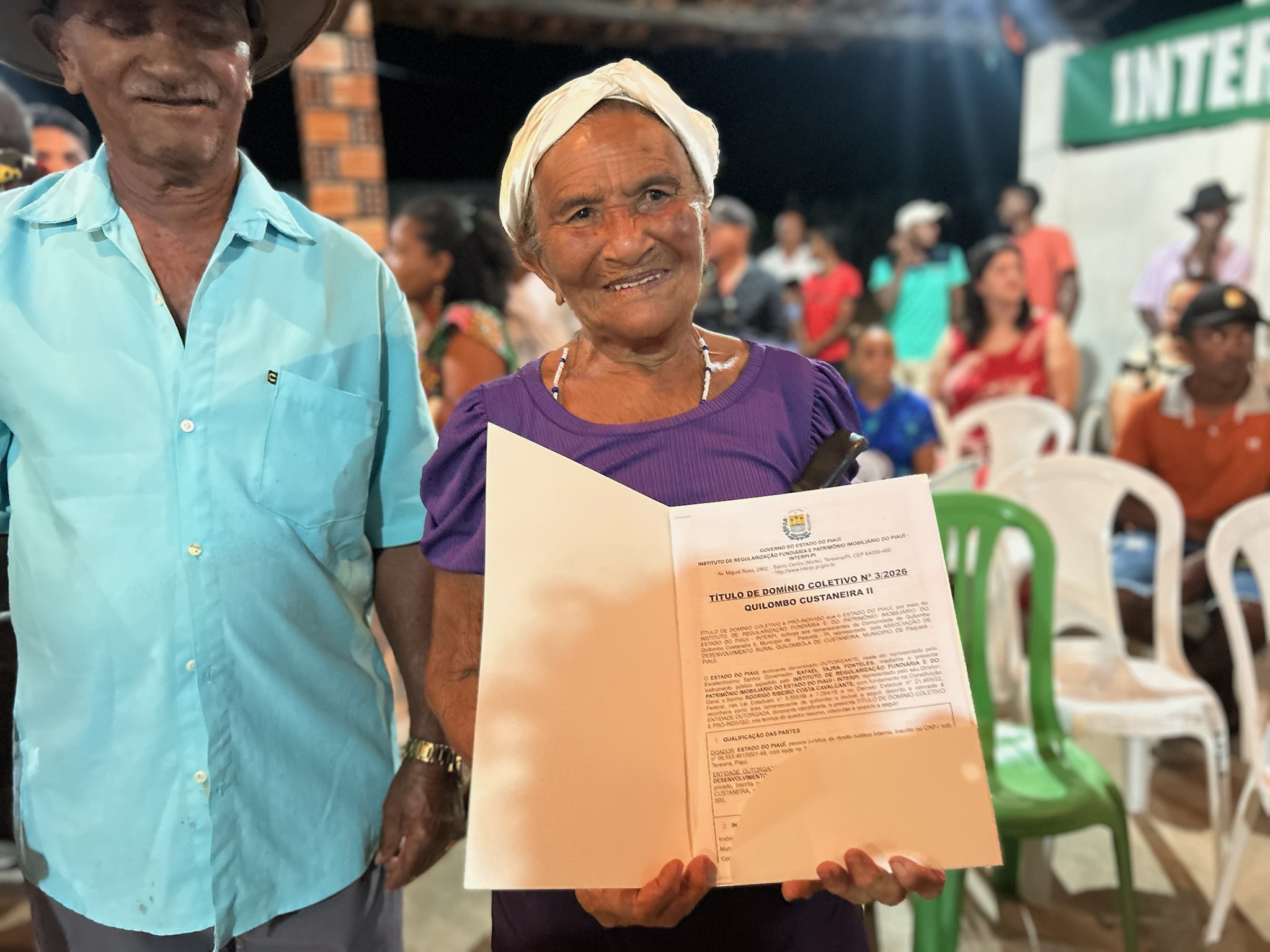 Comunidade Quilombola Custaneira/Tronco, em Paquetá, recebe título coletivo de terra