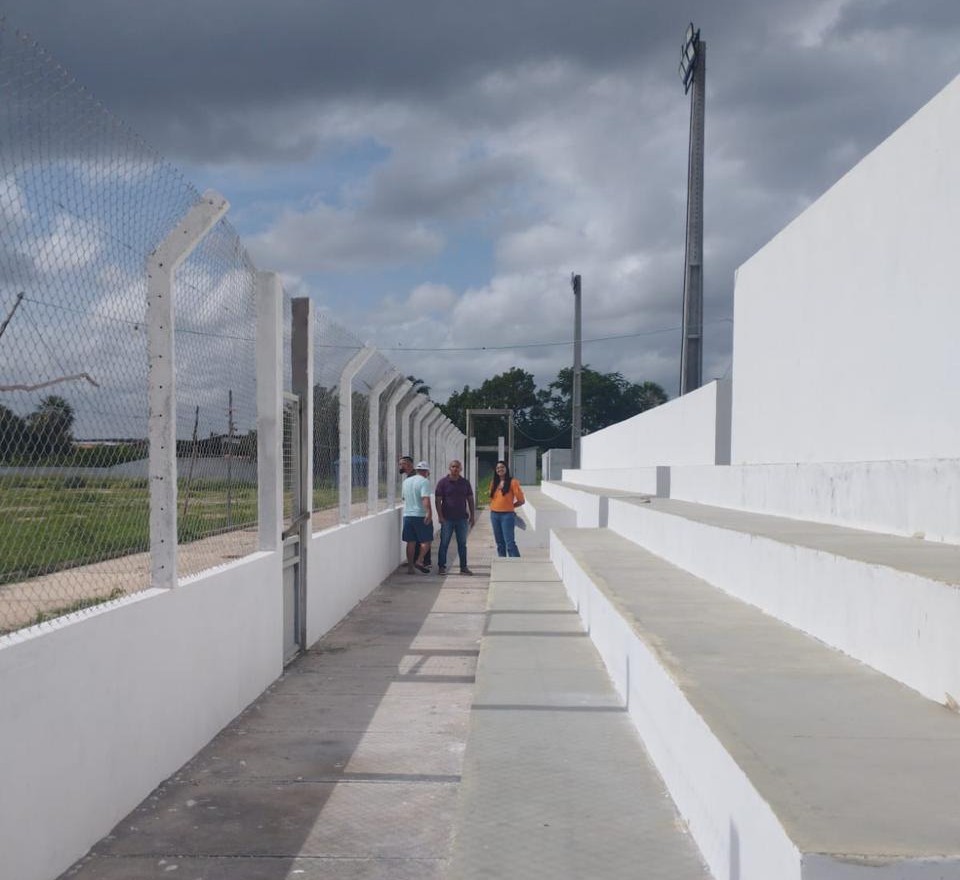 Obra do Complexo Esportivo de Buriti dos Lopes é retomada e atinge 80% de execução