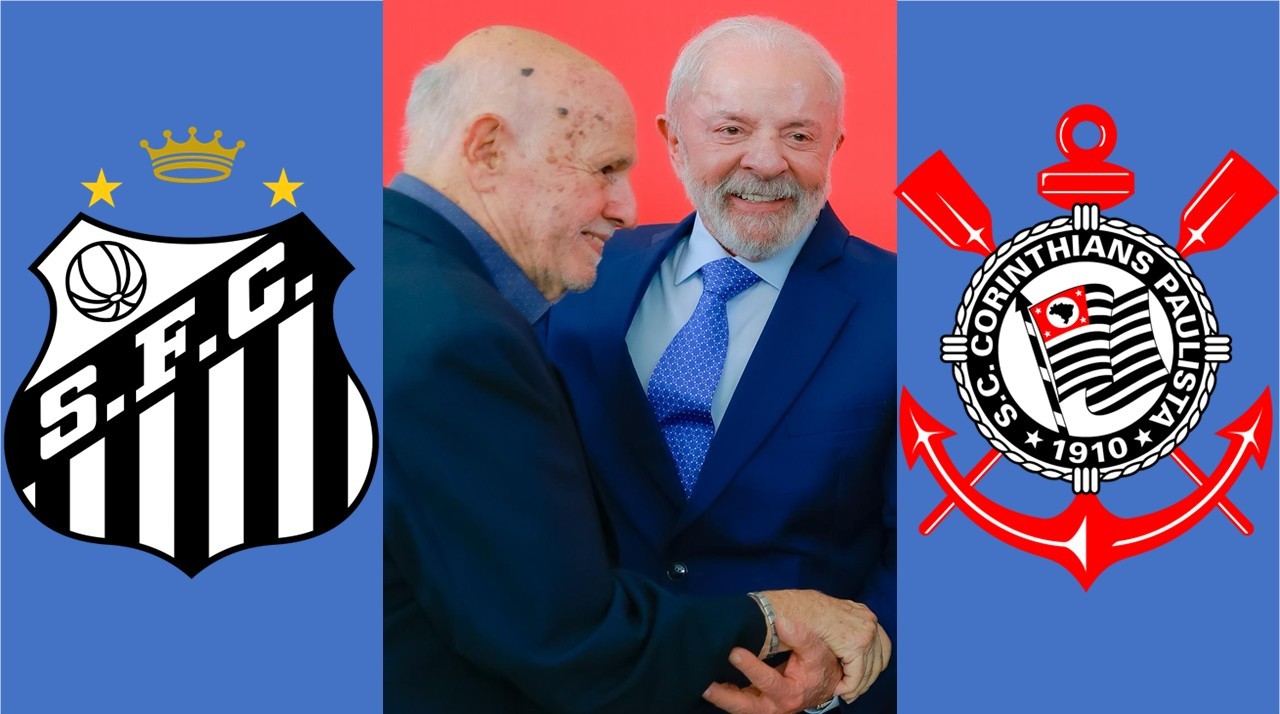 Lula recebe Pepe no Planalto e reverencia ídolo histórico do Santos