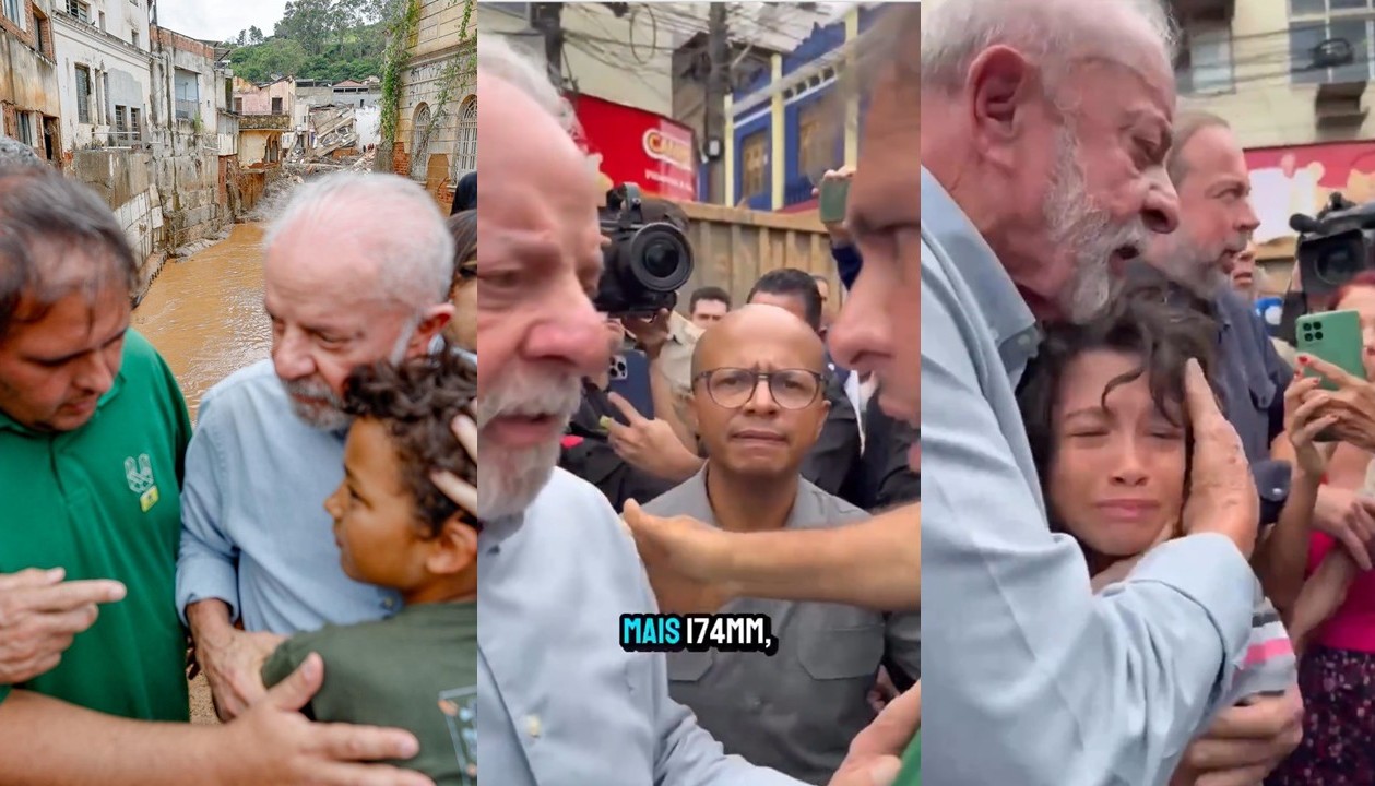 Lula chega à zona devastada pelas chuvas em MG e é recebido por lideranças e populares