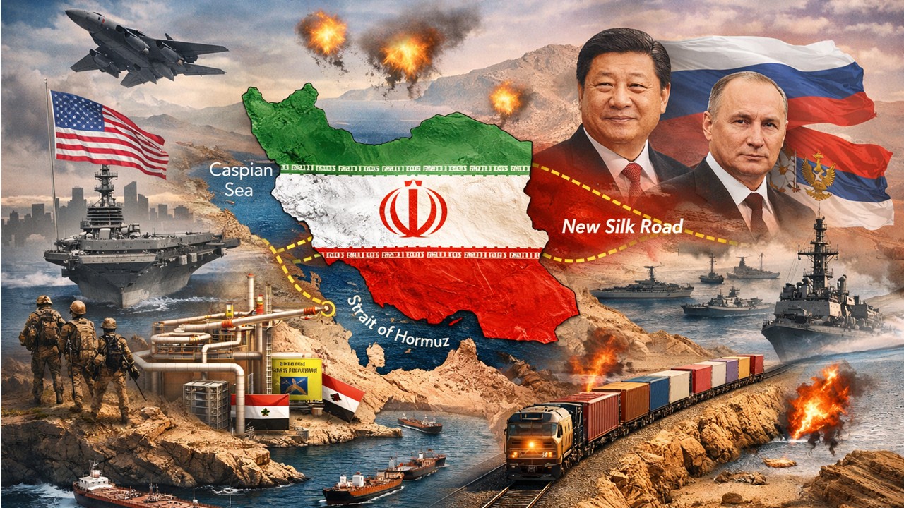 Entre petróleo e ferrovias: como a crise iraniana pode redefinir a ordem mundial